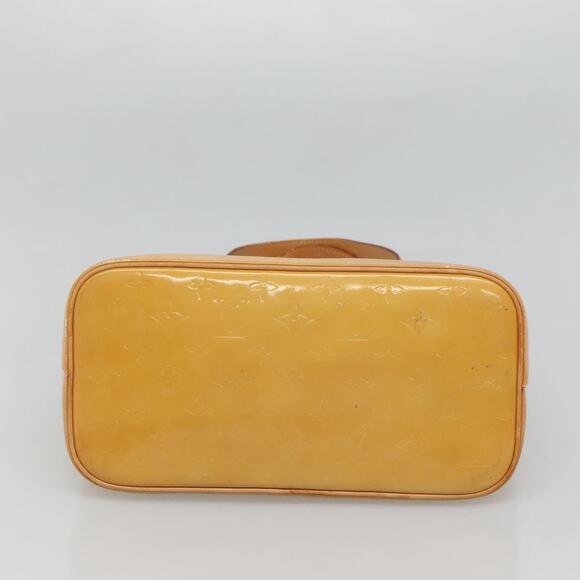 LOUIS VUITTON Monogram Vernis Houston Hand Bag Beige M91004 - Picture 9 of 12